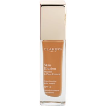 Fotografie Clarins Face Make-Up Skin Illusion rozjasňující make-up pro přirozený vzhled SPF 10 odstín 113 Chestnut 30 ml