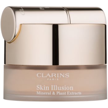 Clarins face make-up skin illusion pudra machiaj cu pensula
