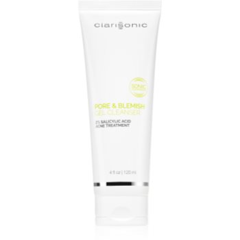 Clarisonic Cleansers Pore & Blemish Gel de curățare pentru acnee și piele seboreica cu 2% acid salicilic