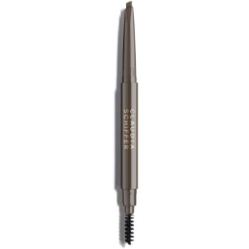 

Claudia Schiffer Make Up Brows олівець для брів зі щіточкою відтінок 15 Slate 0,25 гр