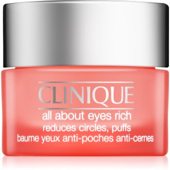 Clinique all about eyes rich crema de ochi hidratanta impotriva cearcanelor si ochilor umflati