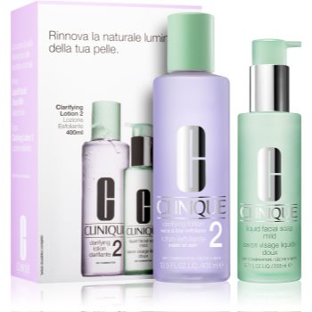 Clinique 3 steps set de cosmetice ii. (ten uscat si mixt ) pentru femei