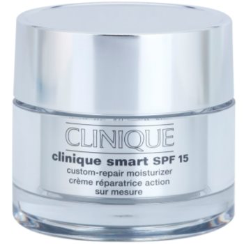 Clinique Clinique Smart crema anti-rid hidratanta pentru ten uscat și combinat crema anti-rid hidratanta pentru ten uscat și foarte uscat SPF 15