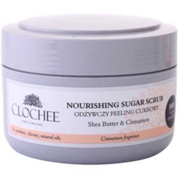 Clochee simply organic exfoliant din zahar pentru corp