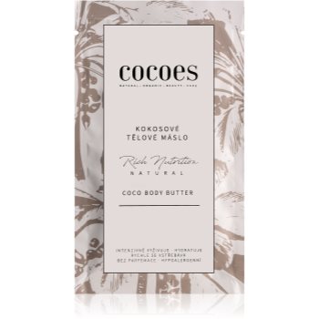 COCOES Rich Nutrition Natural unt pentru corp cu cocos