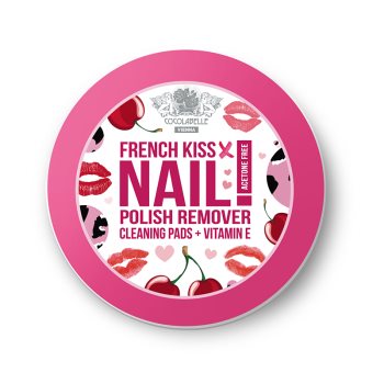 

Cocolabelle Fruit Scented & Fabulous Nails вологі диски для зняття лаку French Kiss 50 кс