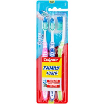 

Colgate Extra Clean зубні щіточки medium 3 шт