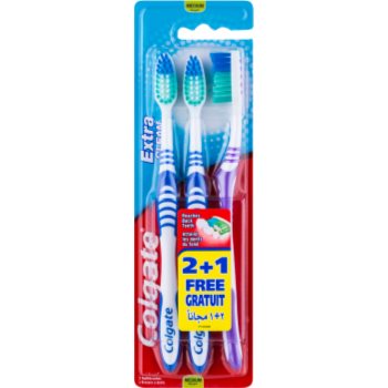 

Colgate Extra Clean зубні щіточки medium 3 шт