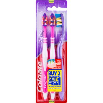 

Colgate Zig Zag зубні щіточки medium 3 шт