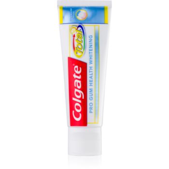 Colgate Total Pro Gum Health Whitening Pasta de dinti cu efect de albire pentru dinti sanatosi si gingii sanatoase