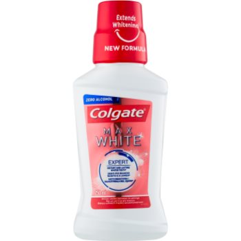 Colgate max white apa de gura cu efect de albire fara alcool