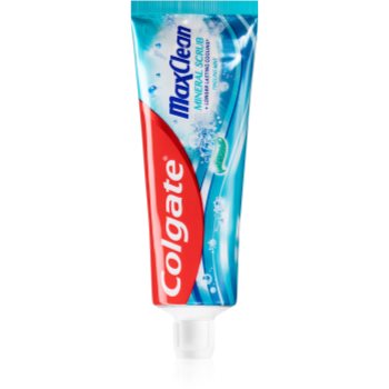Colgate max clean mineral scrub pasta de dinti cu gel pentru o respirație proaspătă