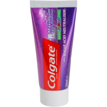 Colgate maximum cavity protection plus sugar acid neutraliser pasta de dinti pentru copii.