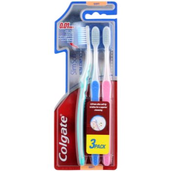 

Colgate Slim Soft Ultra Compact зубні щіточки soft 3 шт
