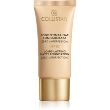 Collistar Long-Lasting Matte Foundation machiaj matifiant de lungă durată SPF 10