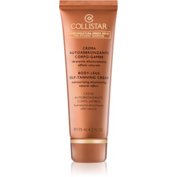 Collistar Tan Without Sunshine samoopalovací krém na tělo a nohy 125 ml
