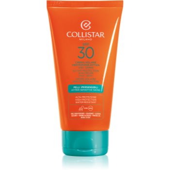 Collistar sun protection crema pentru protecție solară rezistenta la apa spf 30