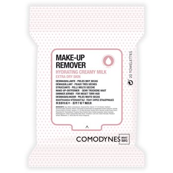 Comodynes make-up remover creamy milk servetele demachiante pentru piele foarte uscata