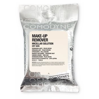 Comodynes make-up remover micellar solution servetele demachiante ten uscat