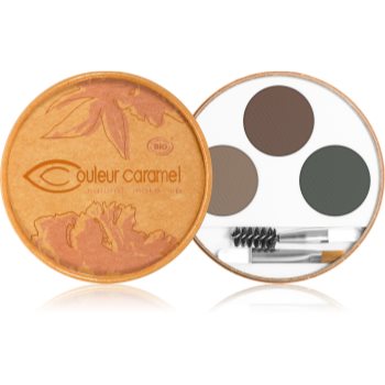 Couleur Caramel Eyebrow Kit paleta pentru machiaj sprancene