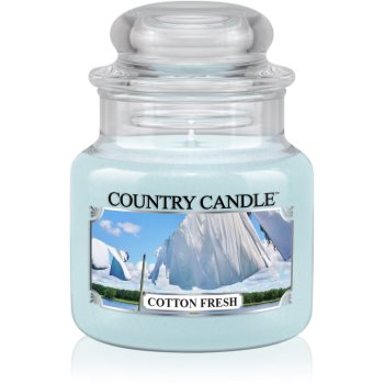 Country Candle Cotton Fresh lumanari parfumate 104 g