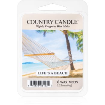 Country candle life's a beach ceară pentru aromatizator