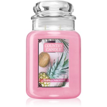 Country Candle Coconut Pineapple lumânare parfumată