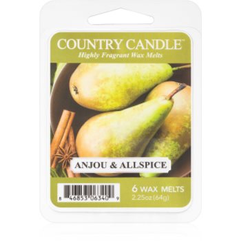 Country Candle Anjou & Allspice ceară pentru aromatizator