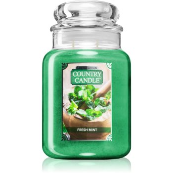 Country Candle Fresh Mint lumânare parfumată