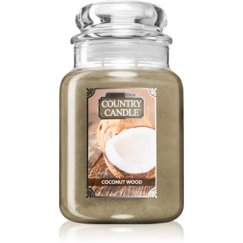 Country candle coconut wood lumânare parfumată