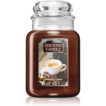 Country candle espresso crema lumânare parfumată