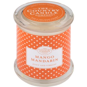 

Country Candle Mango Mandarin ароматизована свічка в скляному стакані з кришечкою