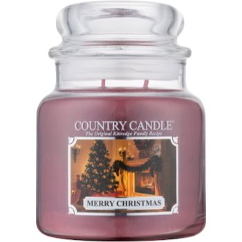 Country Candle Merry Christmas lumânare parfumată