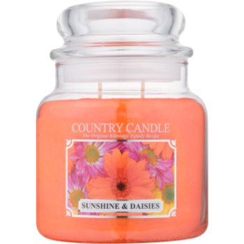 Country Candle Sunshine & Daisies lumânare parfumată