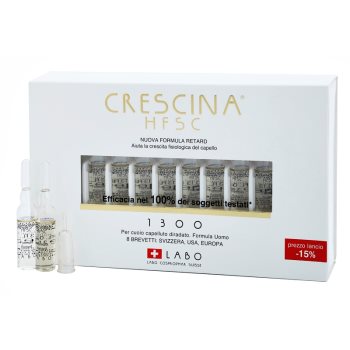

Crescina HFSC 1300 ампули при надмірній алопеції для чоловіків 20 x 3,5 мл