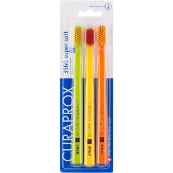 Curaprox 3960 Super Soft periuta de dinti 3 piese