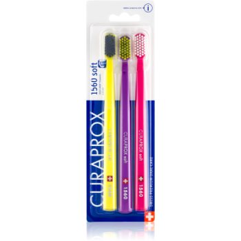 Curaprox 1560 Soft zubní kartáčky 3 ks
