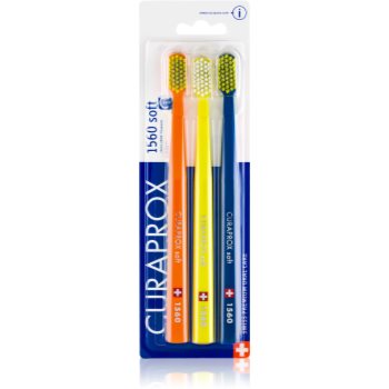 Curaprox 1560 soft periuta de dinti 3 piese
