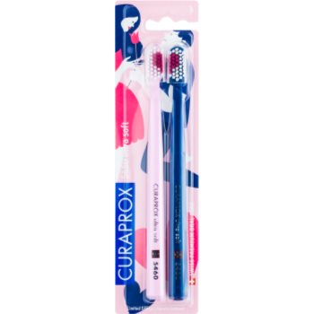 Curaprox Love Edition Ultra Soft 5460 periuta de dinti 2 piese