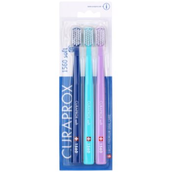 Curaprox 1560 Soft periuta de dinti 3 piese