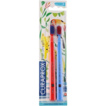 Curaprox 7600 Smart Ultra Soft Jungle Edition periuta de dinti 2 piese