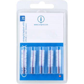 Curaprox Strong & Implant CPS rezerve pentru perii interdentare pentru curatarea implanturiloe 5 bucati