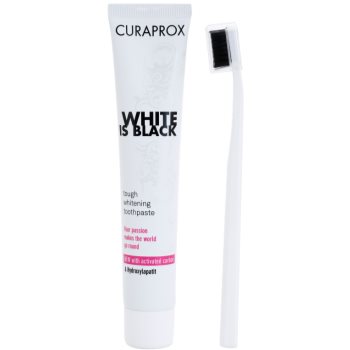Curaprox White is Black set cosmetice I.