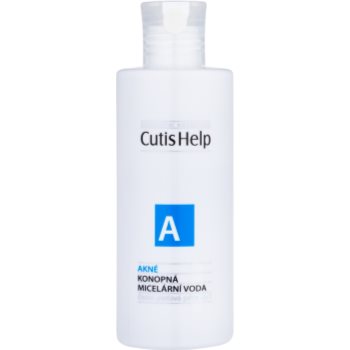 Cutishelp health care a - acne apa micelara cu extract de canepa 3 in 1 pentru ten acneic