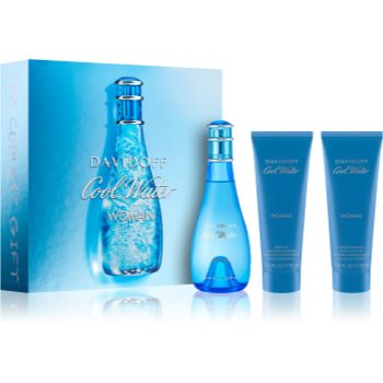 

Davidoff Cool Water Woman подарунковий набір ХІV Туалетна вода 100 ml + Молочко для тіла 75 ml + Гель для душу 75 ml