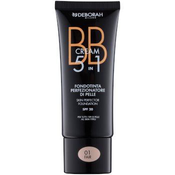 

Deborah Milano 5 in 1 BB крем 5 в 1 SPF 20 відтінок 01 Fair 30 мл