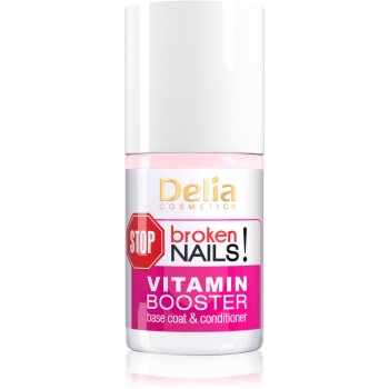 

Delia Cosmetics STOP broken nails! мультивітамінний догляд для живлення ослаблених та пошкоджених нігтів 11 мл