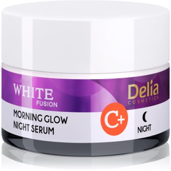 Delia Cosmetics White Fusion C+ crema radianta de noapte antirid