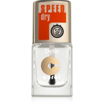 Delia cosmetics speed dry top coat pentru unghii, pentru accelerarea uscării ojei