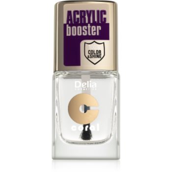 Delia cosmetics acrylic booster top coat cu efect de lungă durată